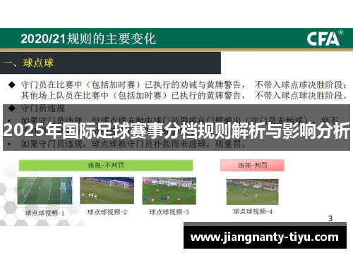 2025年国际足球赛事分档规则解析与影响分析