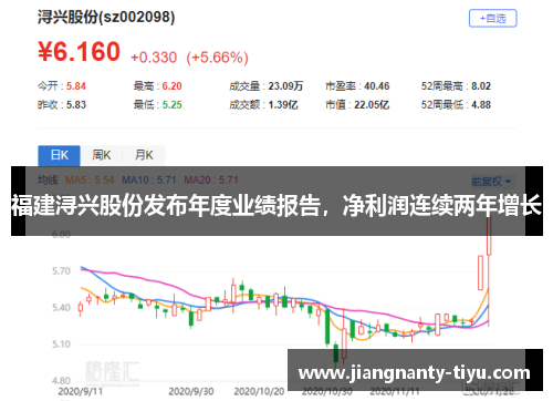 福建浔兴股份发布年度业绩报告，净利润连续两年增长